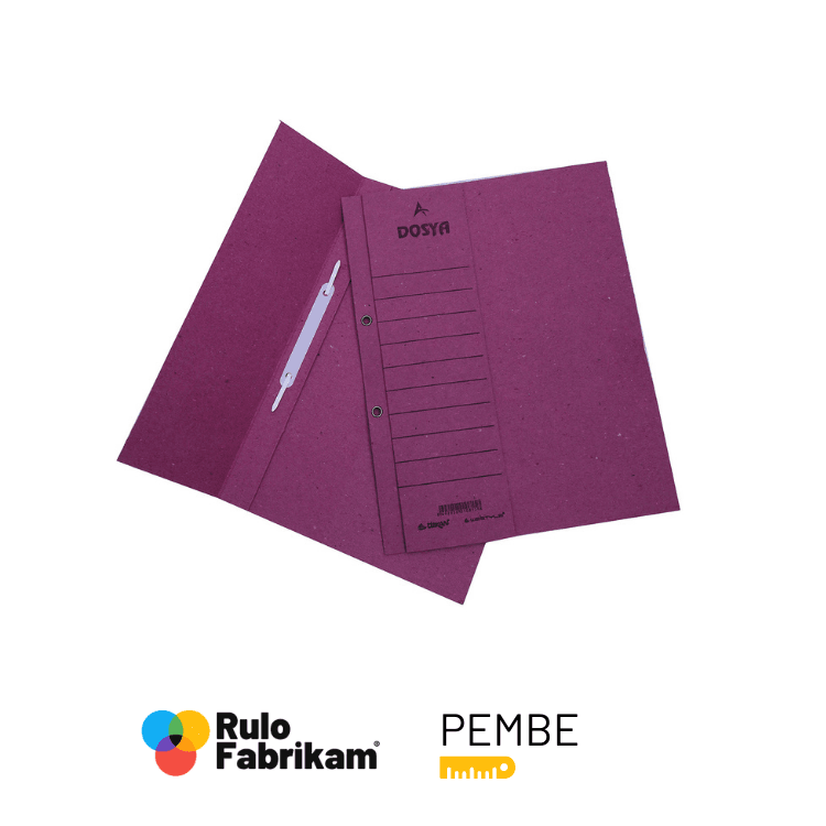 Kapsüllü Dosya 2.Kalite 50'li Pembe
