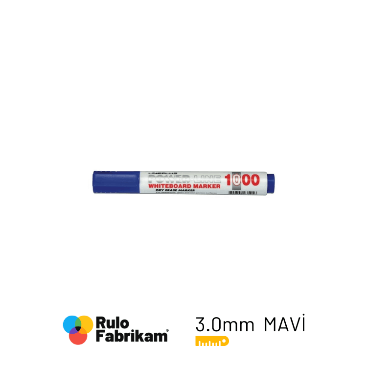 Lineplus 1000B Tahta Kalemi Mavi