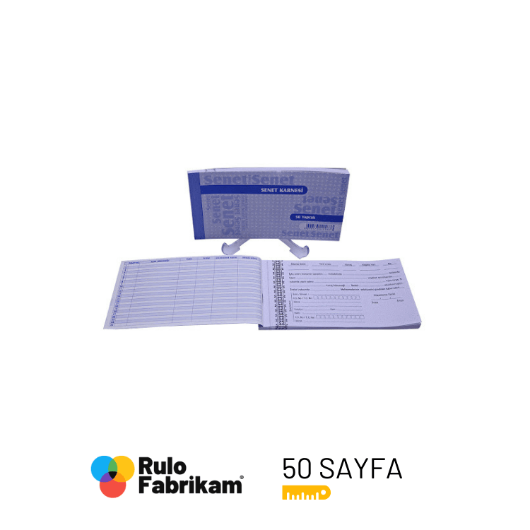 Senet Karnesi 50 Yp 12'li