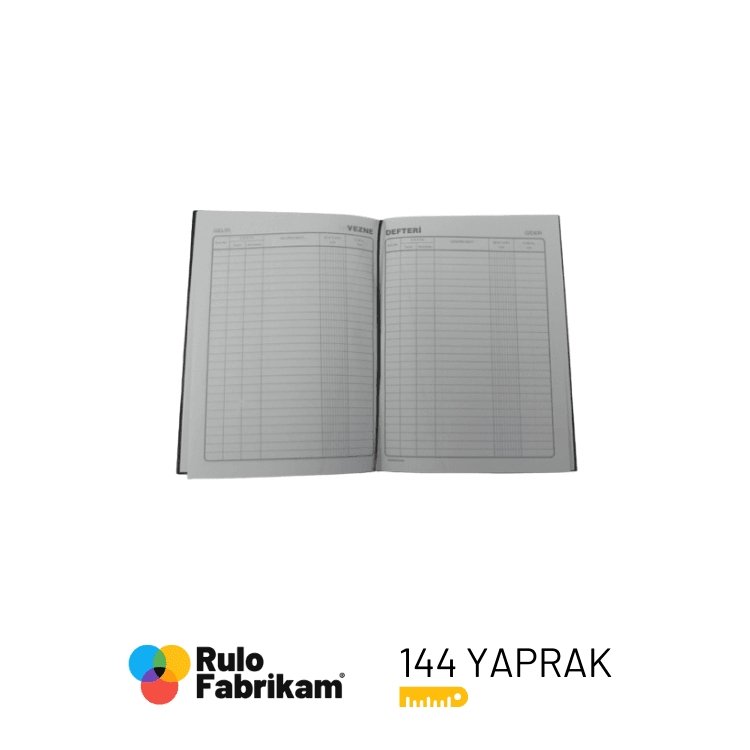 Vezne Defteri 144 Yaprak Ciltli