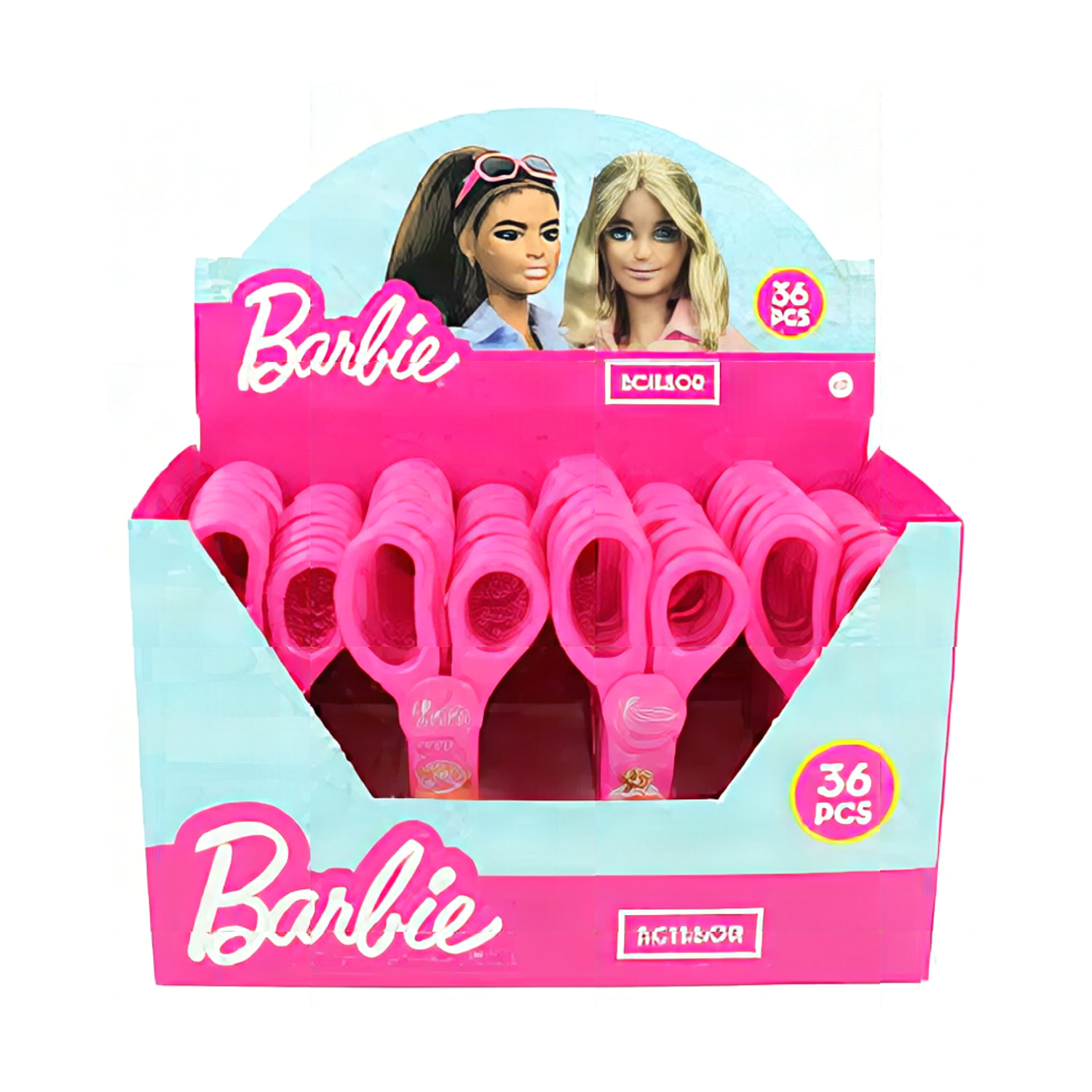 Barbie B-1666 korumalı uçlu çocuk makası görünümü, ürün görünümü