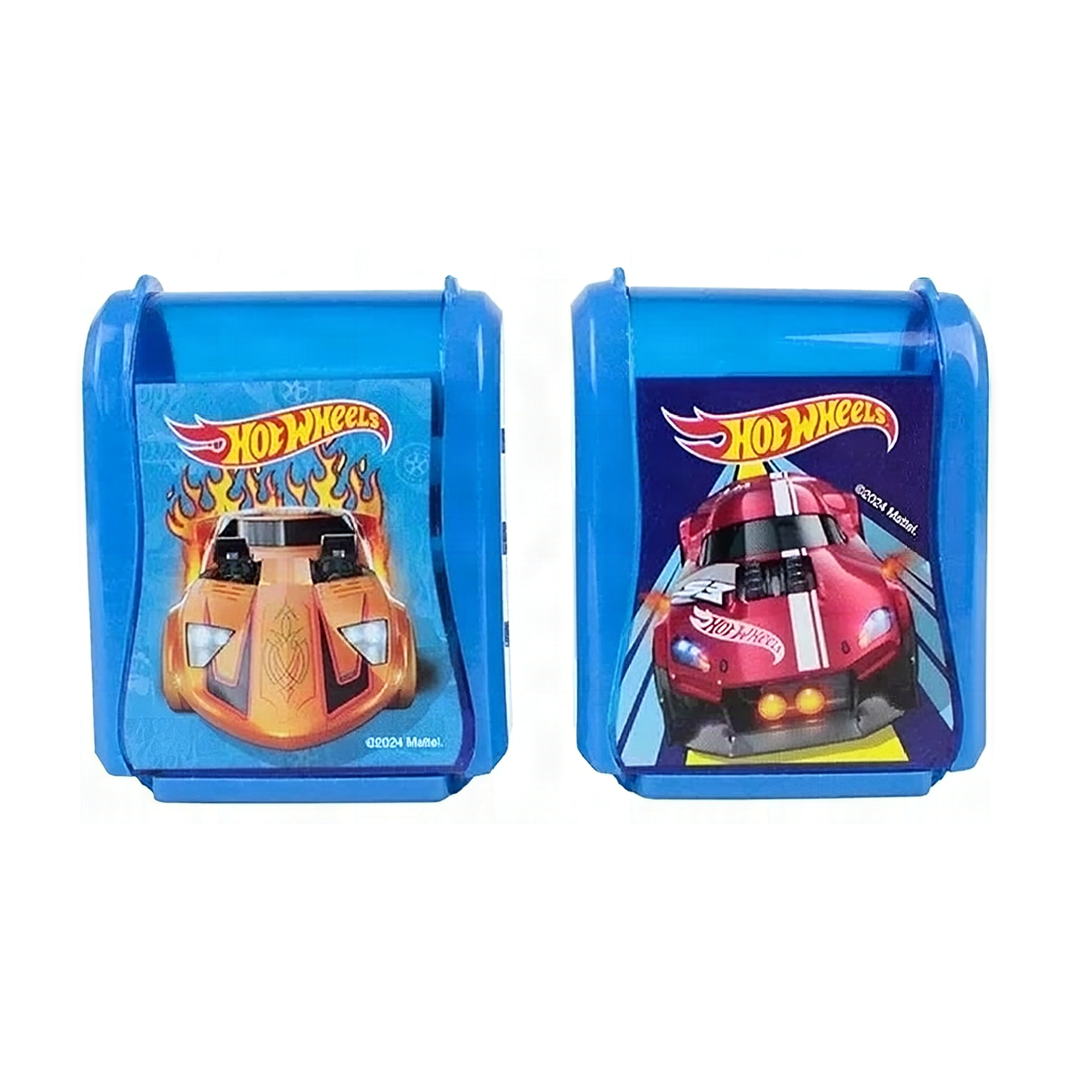 Hotwheels HW-102942 üçlü kalemtıraş takımının yan yana duruşu