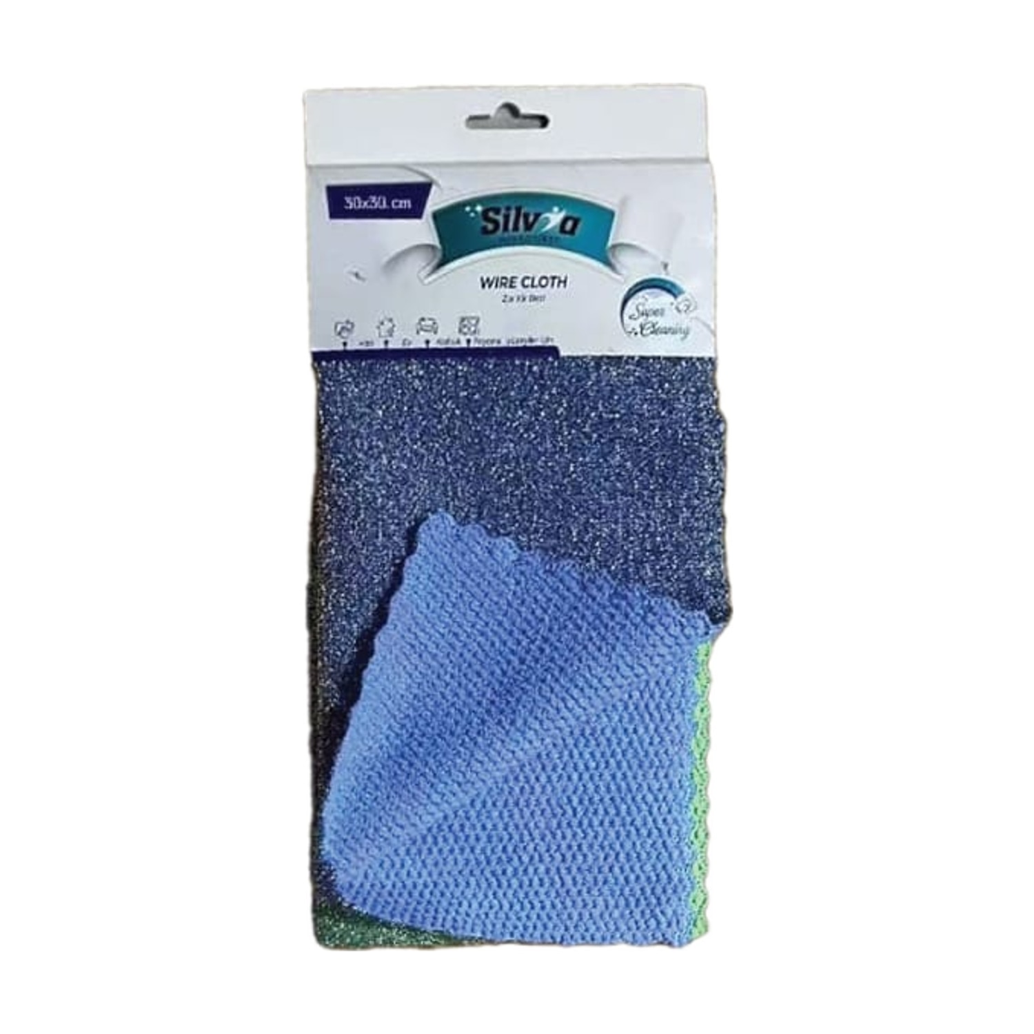 Mikrofiber Zor Kir Bezi 2'li (30x30) (SLV41), mikrofiber temizlik bezleri ürünü