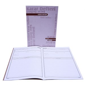 KARAR DEFTERİ NUMARALI 20 YP 6'LI