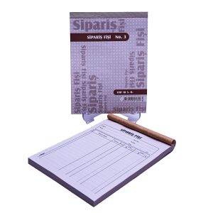Sipariş Fişi 12 Koçan 142 mm x 90 mm