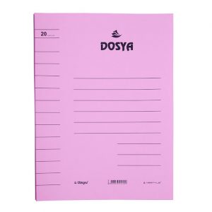 TELLİ DOSYA 1.KALİTE EKO.50'Lİ PEMBE
