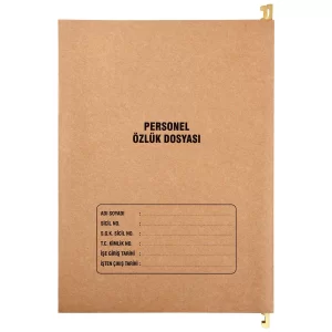 Kraft Askılı Personel Özlük Dosyası 8 Cepli