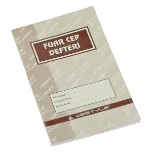 Cep Defteri Fuar Ve Bakkal 32 Yaprak 140 x 93 mm