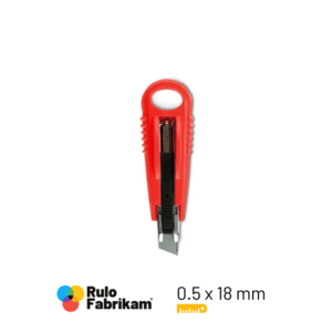 Mas Maket Bıçağı Yaylı Güvenlik Tipi Plastik Gövde No 18