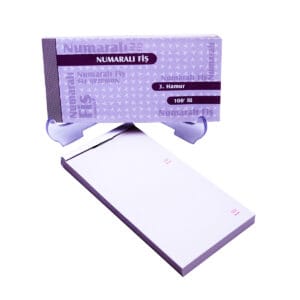 Numaralı Fiş 3.Hamur Toptan