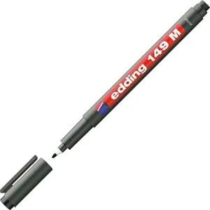 Edding Asetat Kalemi-Silgili Siyah E-149